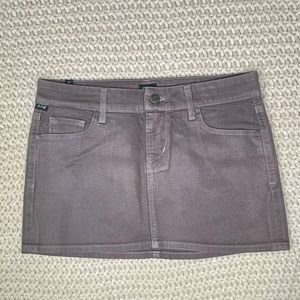 Citizens of Humanity metallic grey mini skirt size 27